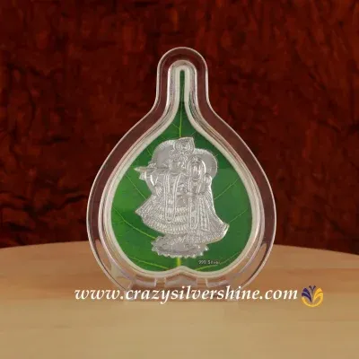 Leaf Shaped Radha Krishna Frame
