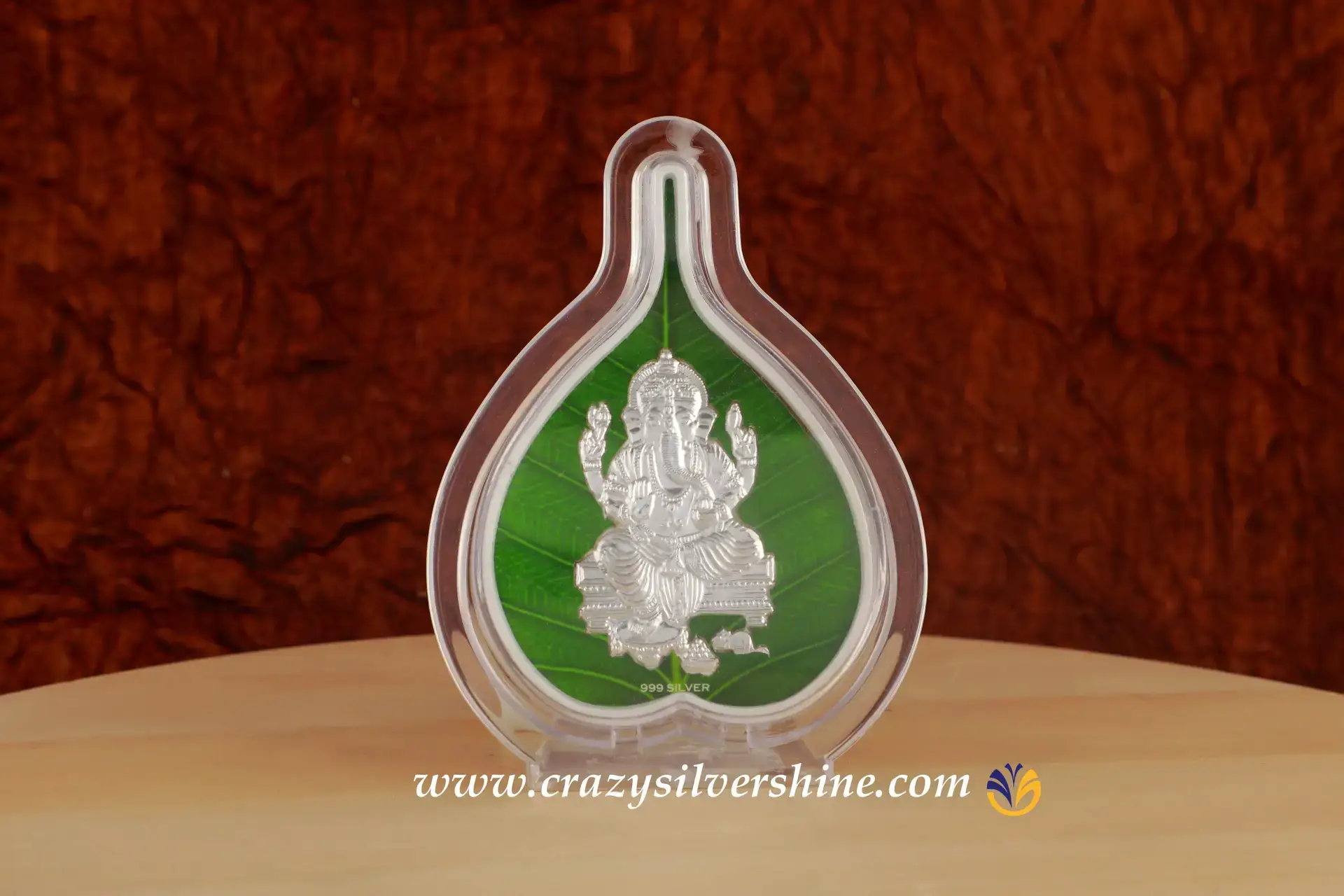 Ganesha Leaf Shaped Frame