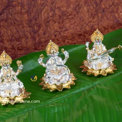 Lakshmi Ganapathi Saraswathi Idols