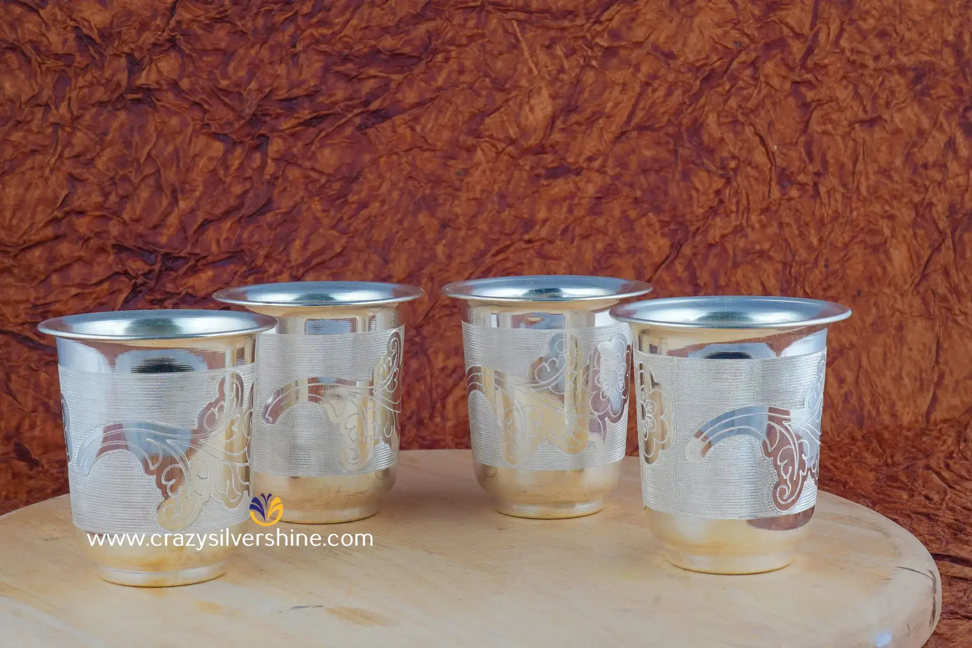 German Silver Tumbler Single Piece