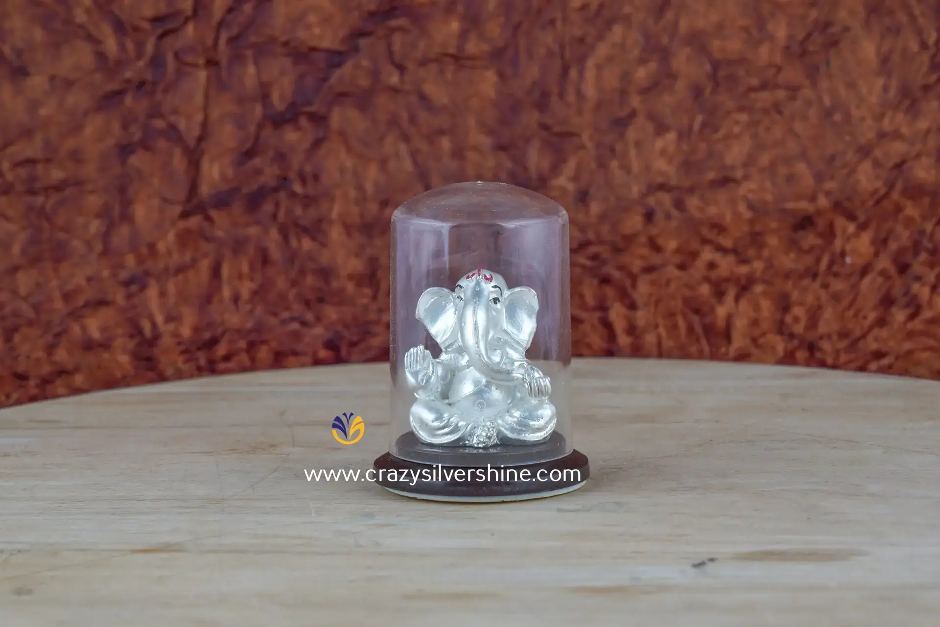 Silver Plated Dome Ganesha