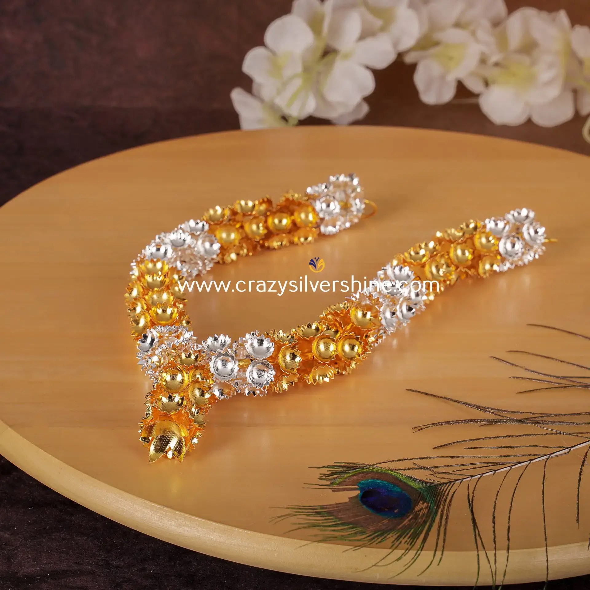 Gold and Silver Plated Mala