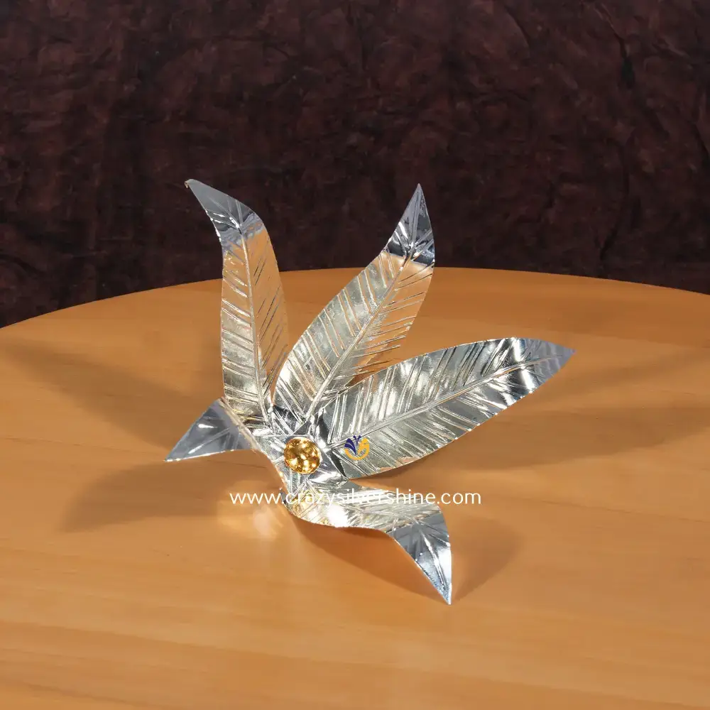 Silver Plated Mango Kalisham leaf
