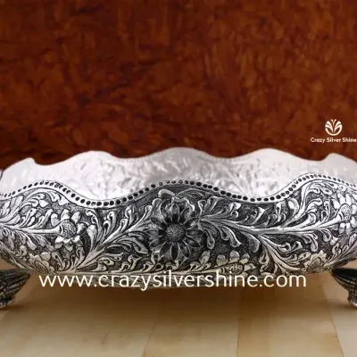 Antique Flower Shaped Urli