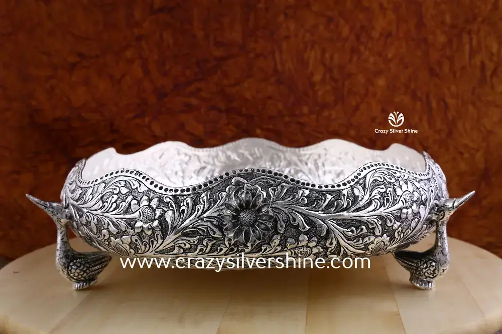 Antique Flower Shaped Urli