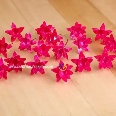 10pc Pink Lotus Flowers