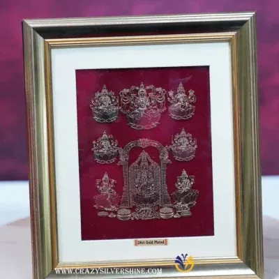 Gold Plated Balaji Vaikunta frames