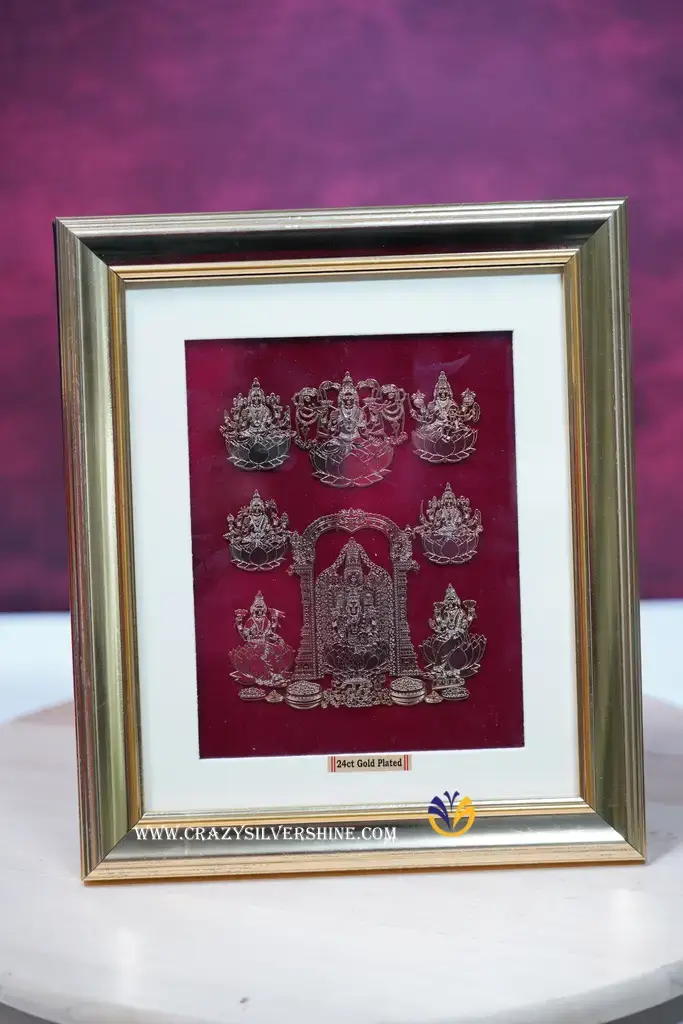Gold Plated Balaji Vaikunta frames