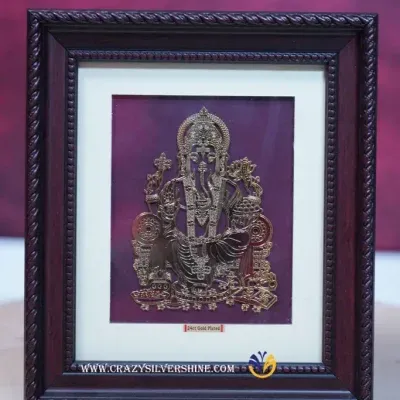Gold Plated Ganesh Frame