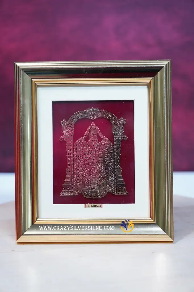 Gold Plated Balaji Frame