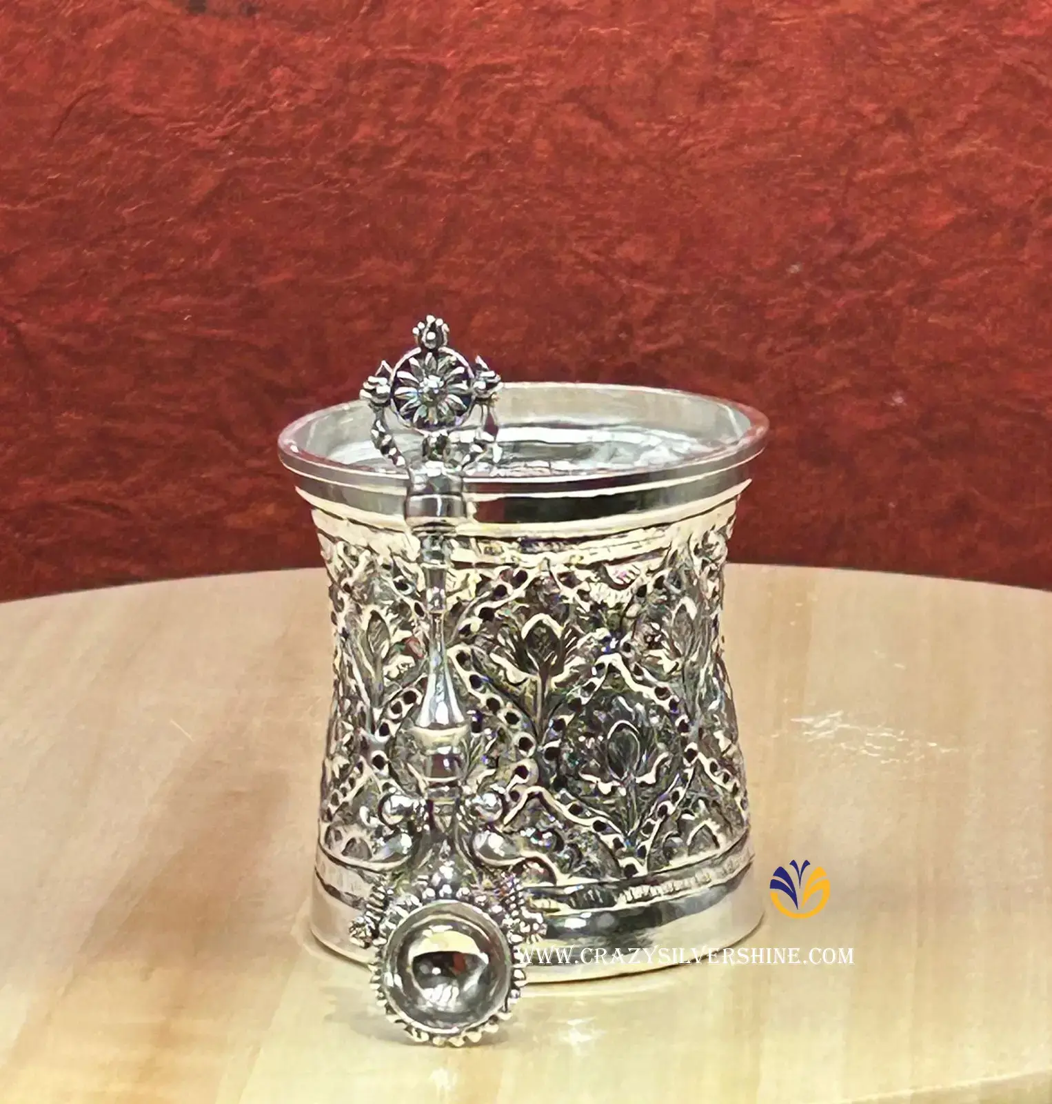 Antique Punchapathra With Spoon