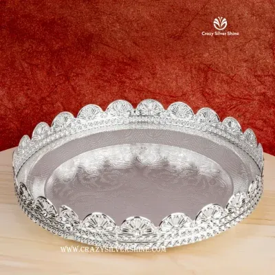 Designer Round Tray 8 Inches