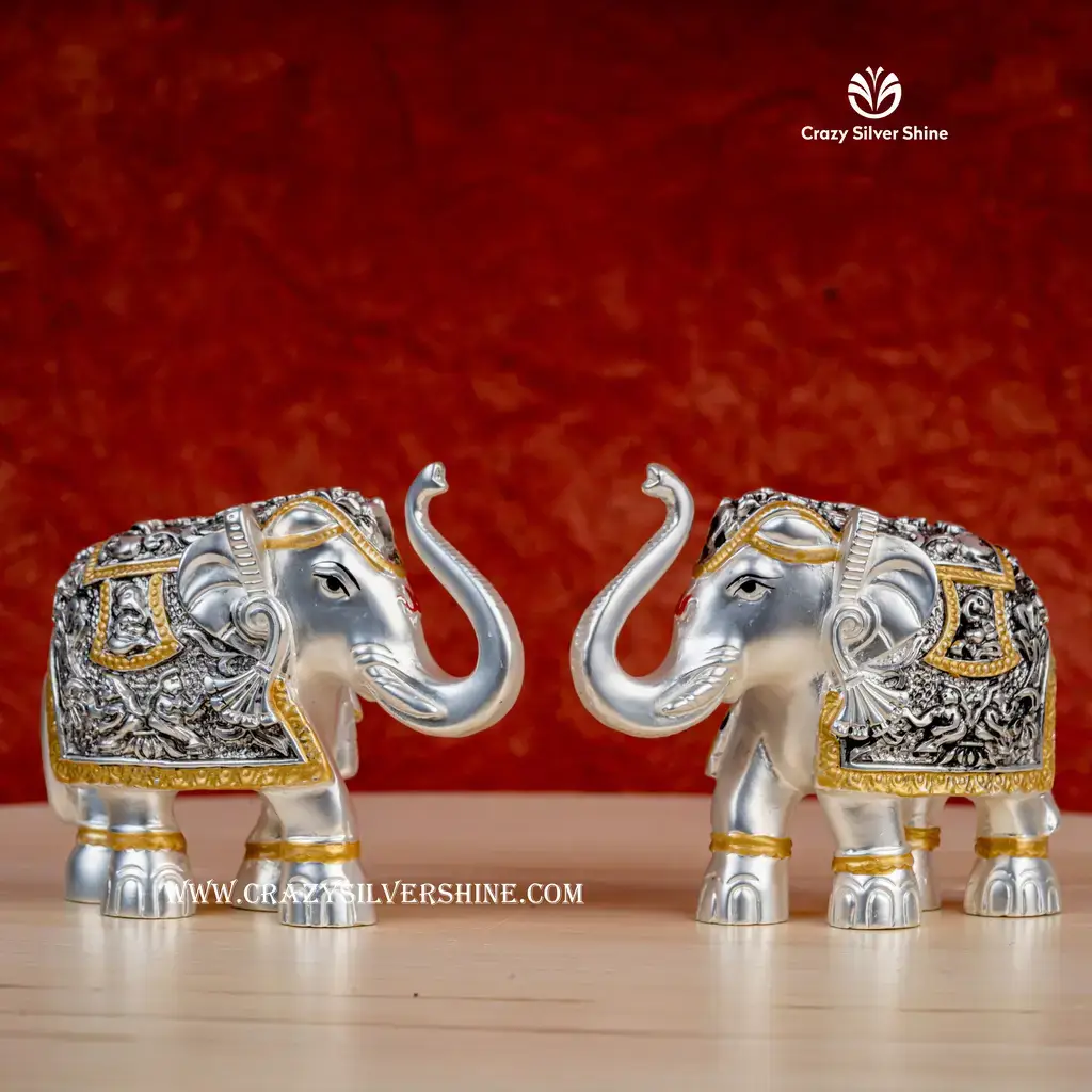 Mat Elephants Pair
